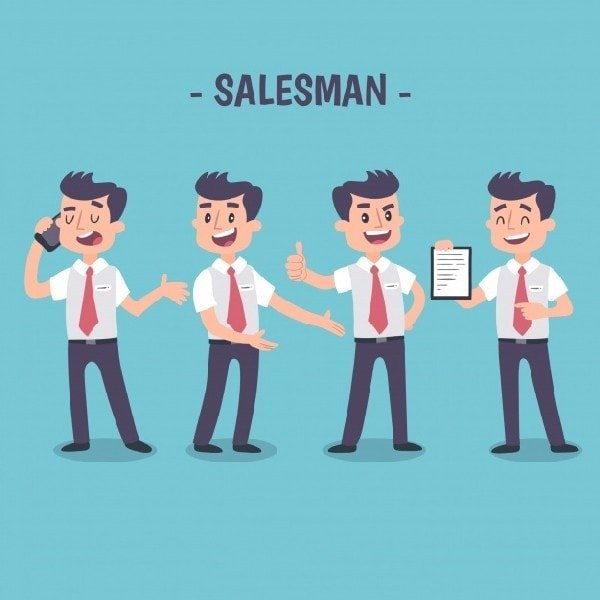 advertising to salesmen